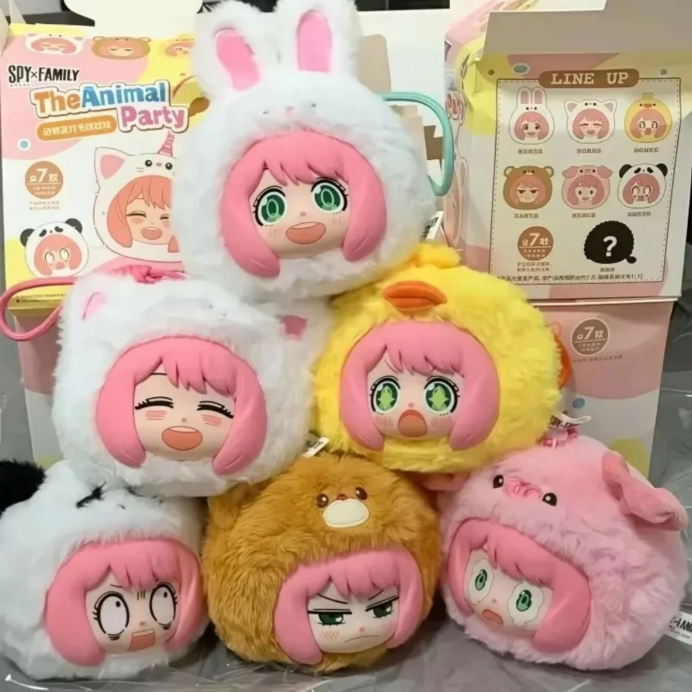 กล่องสุ่มซีรีส์ปาร์ตี้สัตว์ HOT IP Spy×Family ตุ๊กตาประดับตกแต่ง อนยา ฟอร์เจอร์ ของสะสมอนิเมะ ของเล่น ของขวัญ มีสินค้าพร้อมส่ง