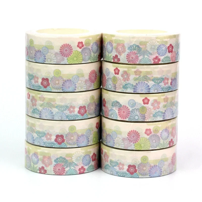 

Bulk NEW 10PCS./Lot Decor Colorful Greeting Card Washi Tapes for Scrapbooking Planner Adhesive Masking Tape Cute Stationery