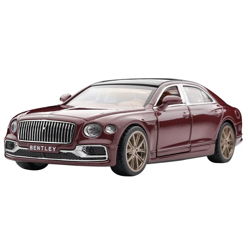 1:32 Bentley Flying Spur High Simulation Diecast Metal Alloy Model car Sound Light Pull Back Collection Kids Toy Gifts