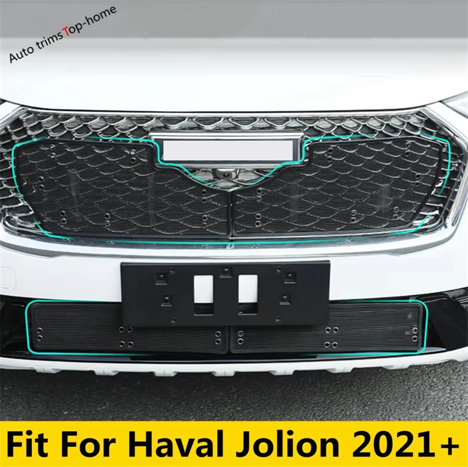 

Front Grille Insect Screening Mesh Insert Net Protection Decoration Frame Cover Trim For Haval Jolion 2021 2022 Car Accessories