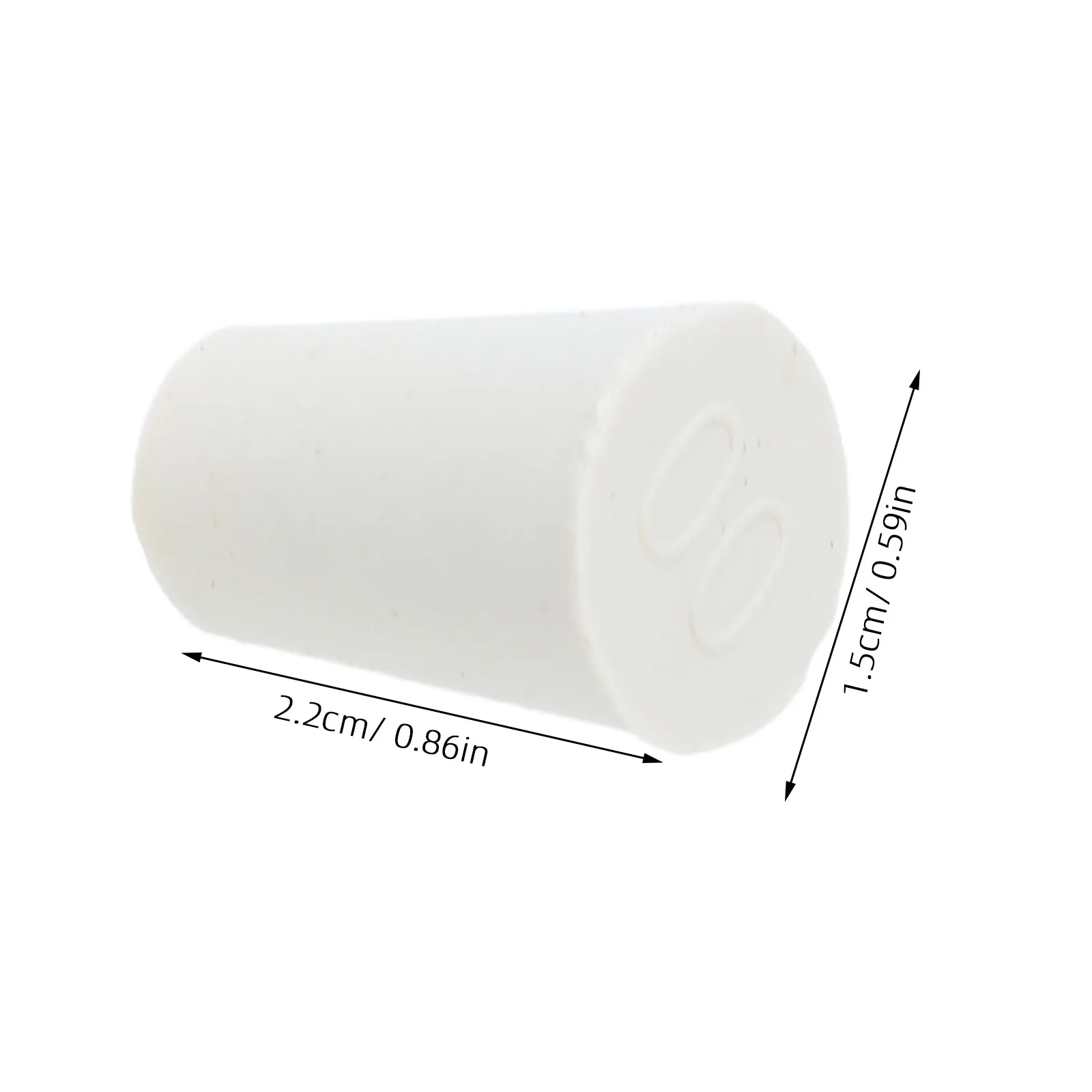 100Pcs Lab Rubber Stoppers Tapered Flexible Sealing Plugs for Flask Test Tube Chemistry Experiments Bottle Caps - view 6