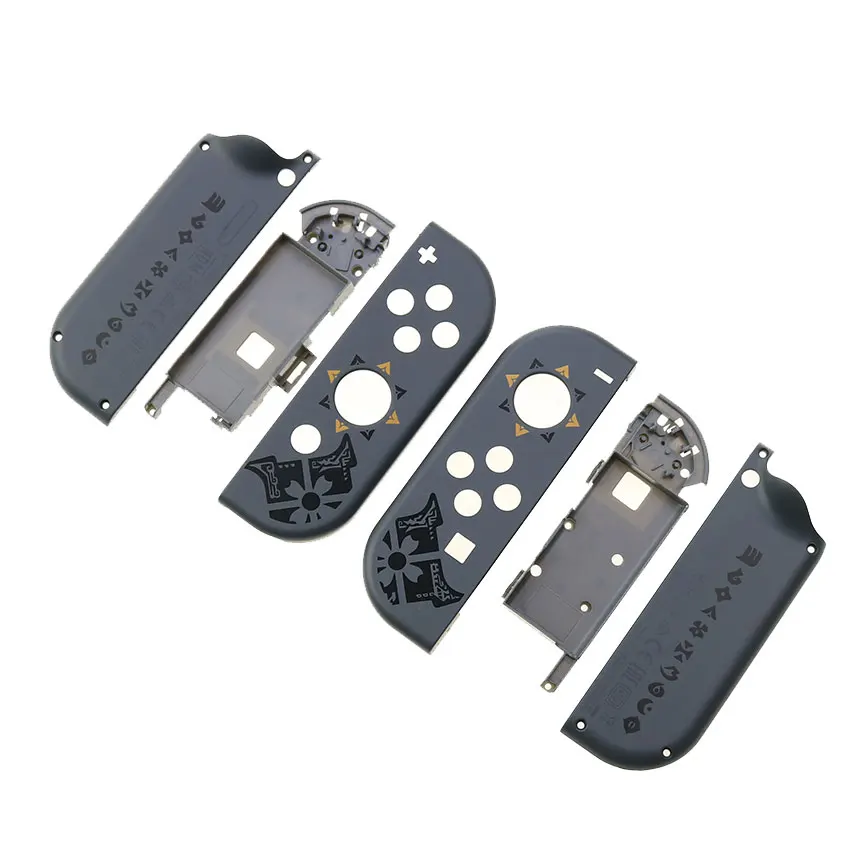 Cltgxdd สำหรับสวิทช์สีการ์ตูน Joy-Con เปลี่ยนกล่องป้องกัน NS Handle DIY Handle + เครื่องมือ