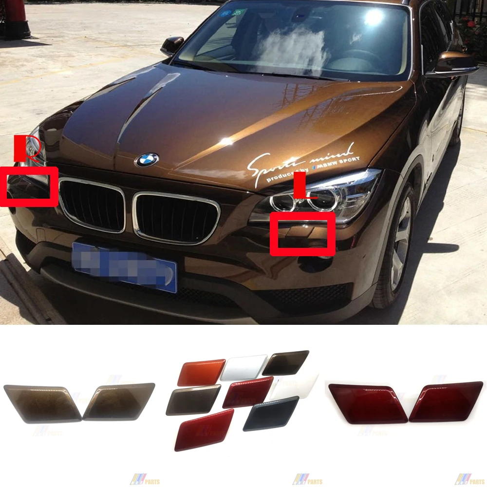 

Fit 13-15 Left&Right BMW X1 E84 LCI 18dX 20iX 25dX 28i 28iX 35iX xDrive SAV Front Headlight Washer COVER