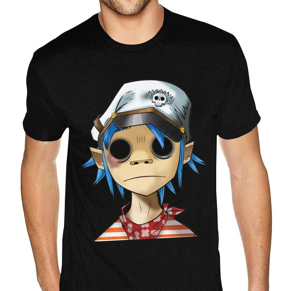 

Rock Band Gorillaz Print Summer Men's O-Neck T-shirt Casual Short Sleeve Oversized T Shirts Trend Fashion Pullover Men Clothing