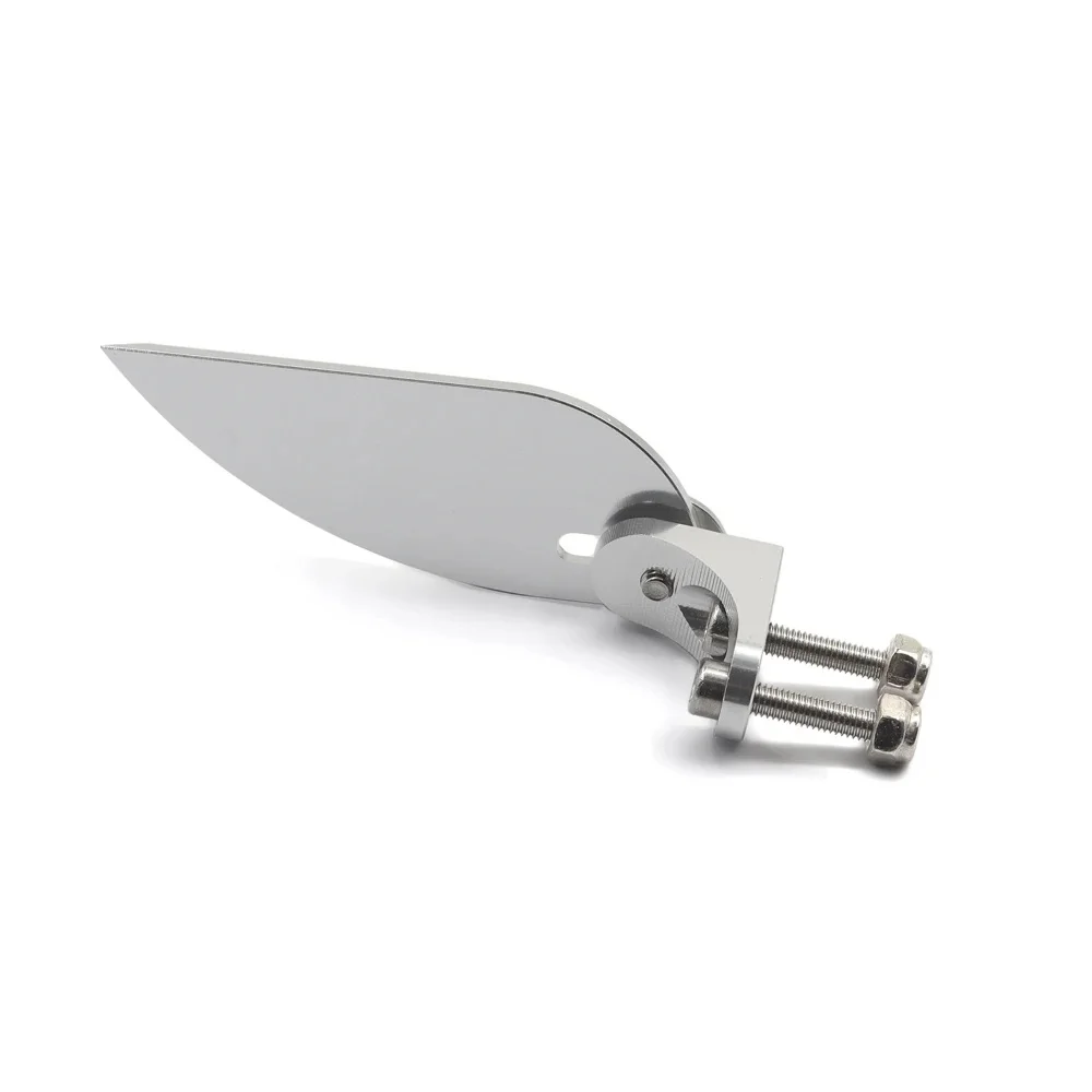 Verstelbare aluminium CNC-stuurvinnen Hoge precisie stuurvinnen 55 mm lengte 21 mm breedte Geschikt voor RC-boten