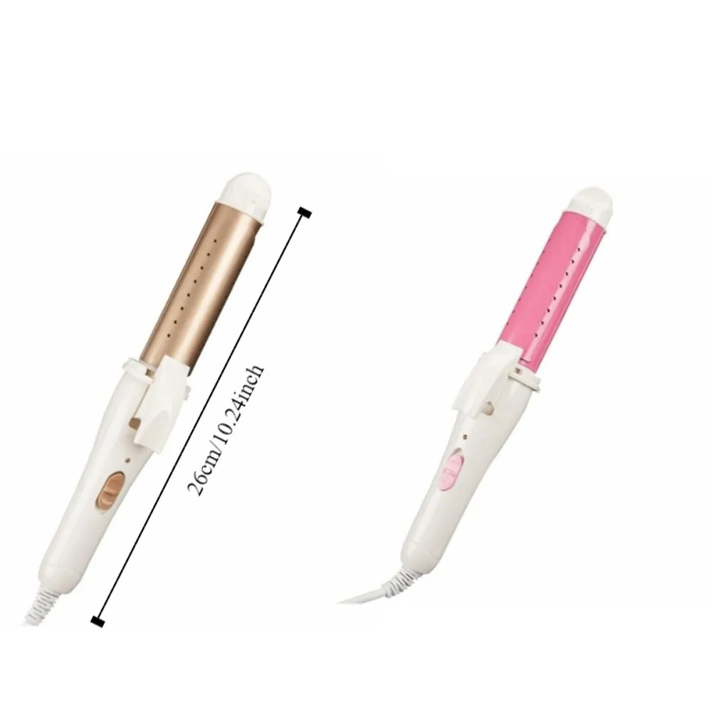 المهنية السيراميك مموج الشعر التحكم في درجة الحرارة المحمولة تجعيد الشعر الكهربائية عصا التدفئة السريعة الشباك الحديد المنزل