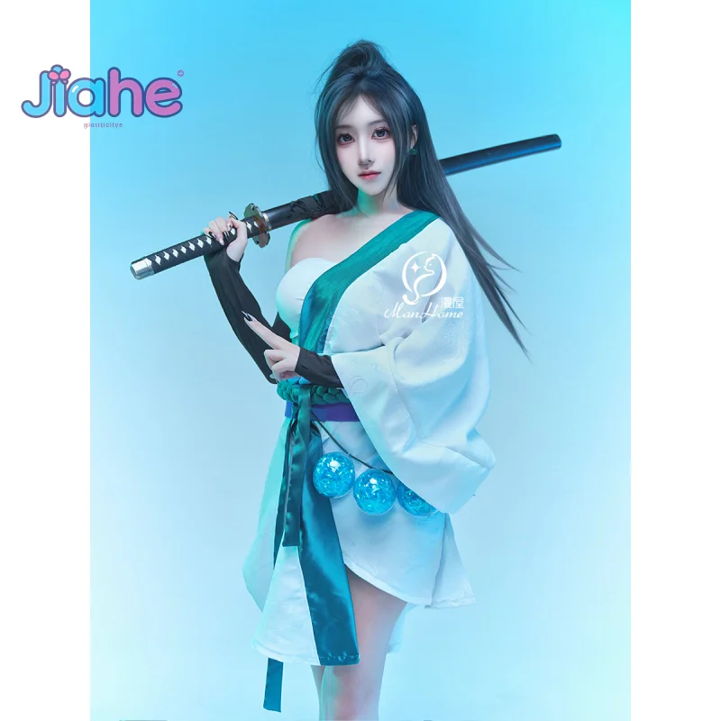 

Игра VALORANT Sage Косплей Костюм Хэллоуин Карнавал Китайский стиль Hanfu Платье Пояс Опора Аксессуары Мужчины Женщины Модная Униформа