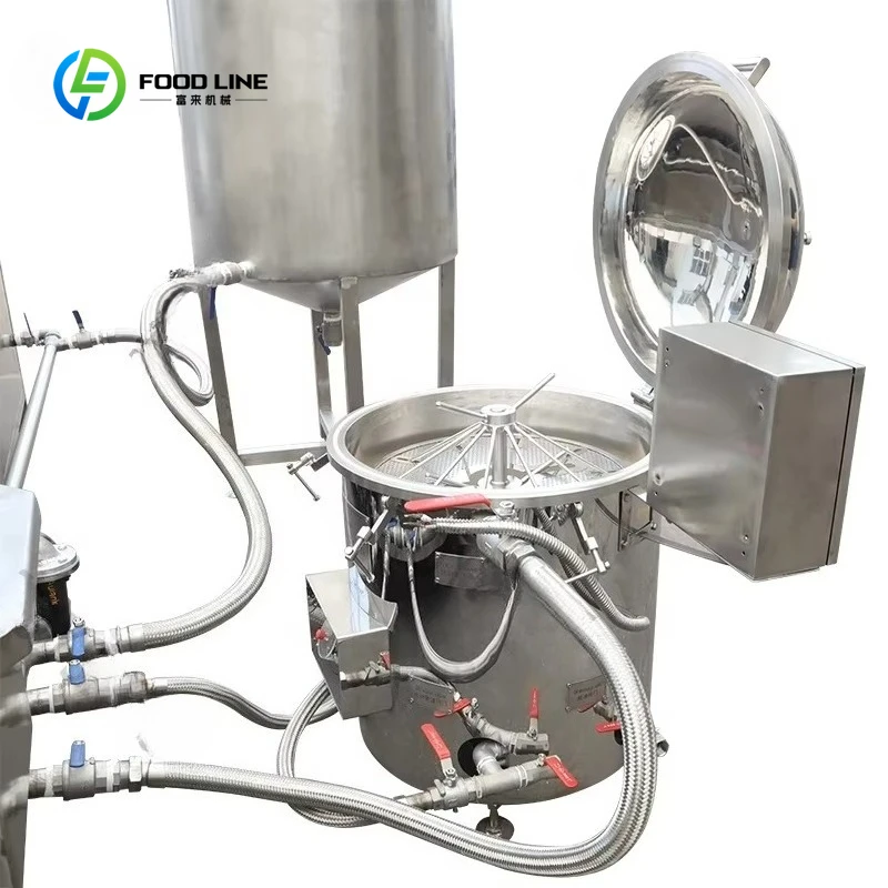 Customized 2.5m Commercial Continuous Conveyor Deep Fryer 304 Stainless Steel For Falafel Murukku