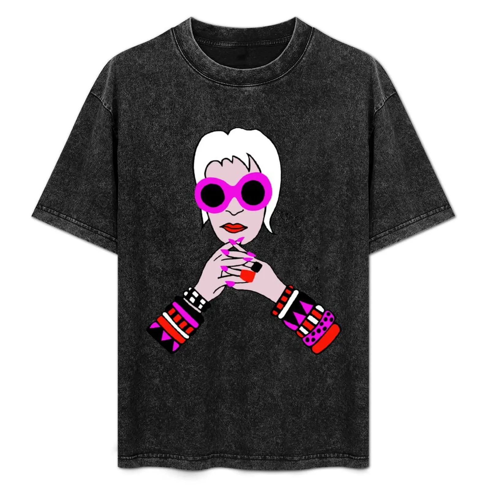 

Iris Apfel T-Shirt Street Style Casual Tee Shirt