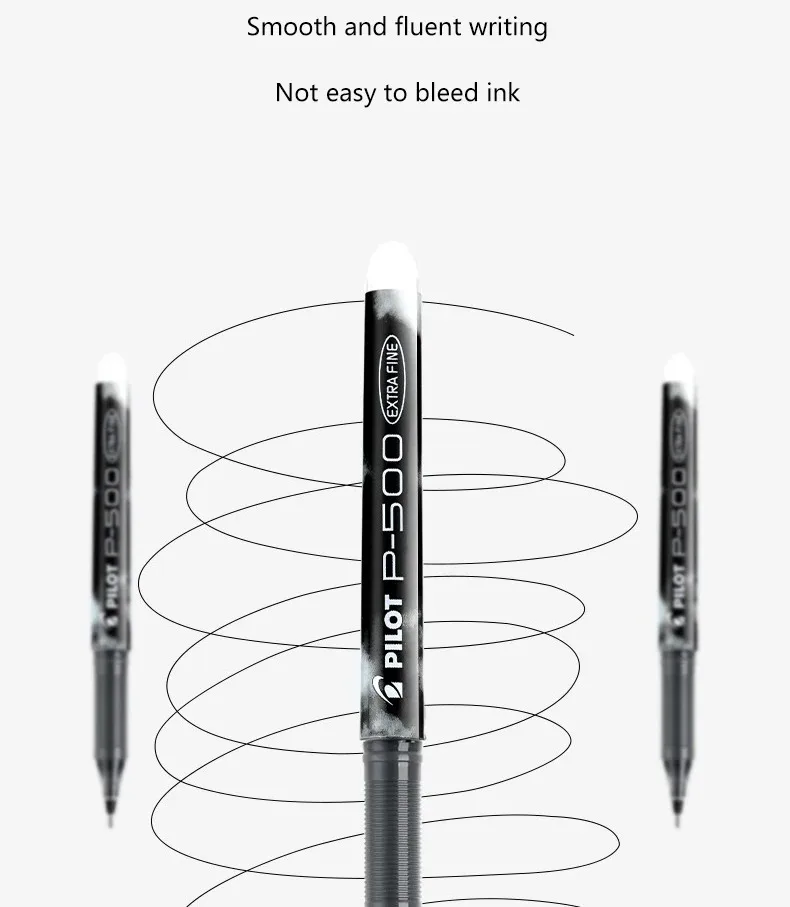 1 Stück Japan Pilot Gelstift P500/P700 zum Schreiben von Prüfungen 0,5/0,7 mm Signature Direct Liquid Große Kapazität Schulbürobedarf – Detail 5