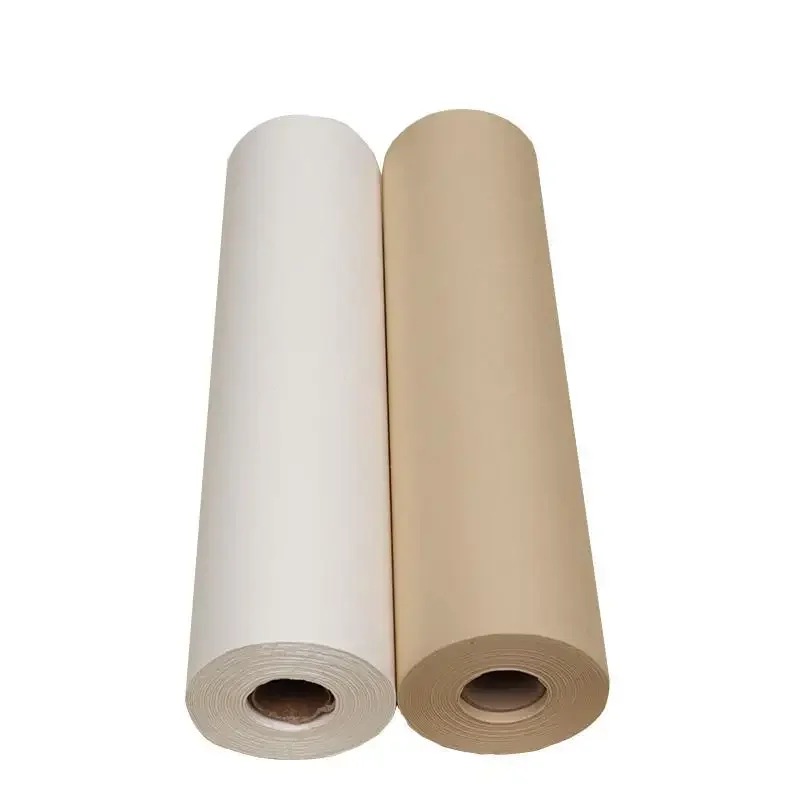 Rice Paper Long Roll Thicken Bamboo Pulp Raw Xuan Paper Pen Brush Chinese Painting Calligraphy Works Papier Apple Para Dibujar