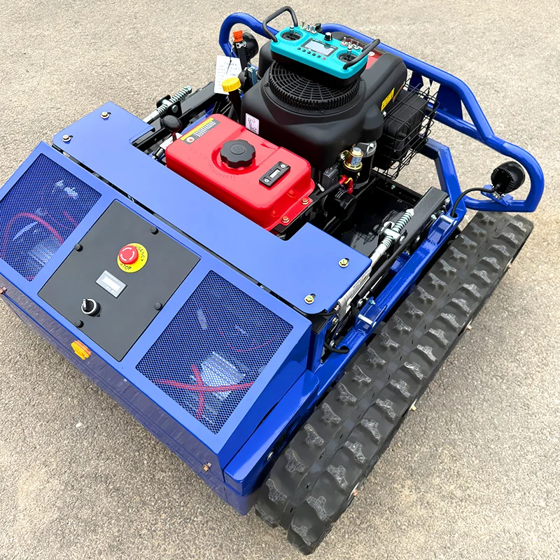 

Customized Factory Direct Robotic Mowers Farm Orchard Multifunctional Remote Control Lawn Mower Self Propelled Diesel Robot Lawn