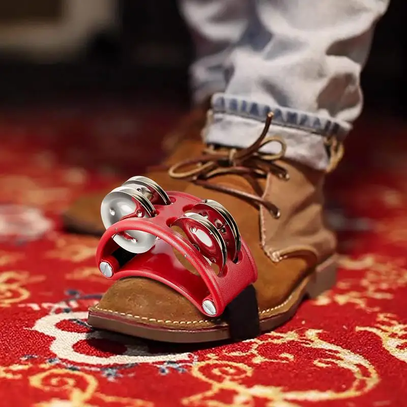 الدف القدم آلة موسيقية قرع طبلة القدم شاكر يستهلك هدية للاعبي الجيتار المغني #4