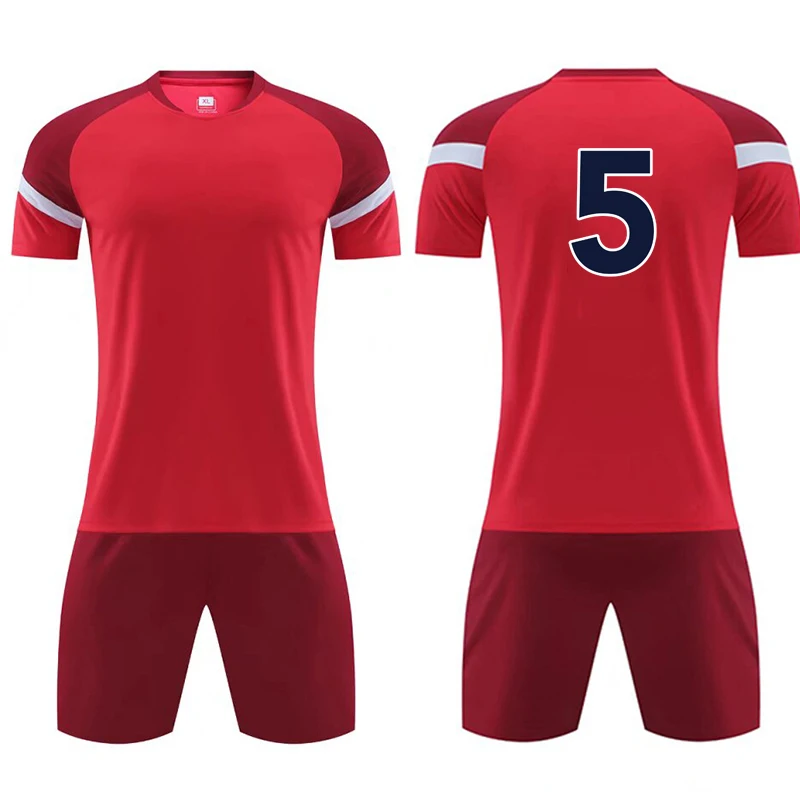 Kids Football Jersey tracksuit Boys Girl Soccer Sports Uniforms Child Play Ball Sportswear 2pcs Kits