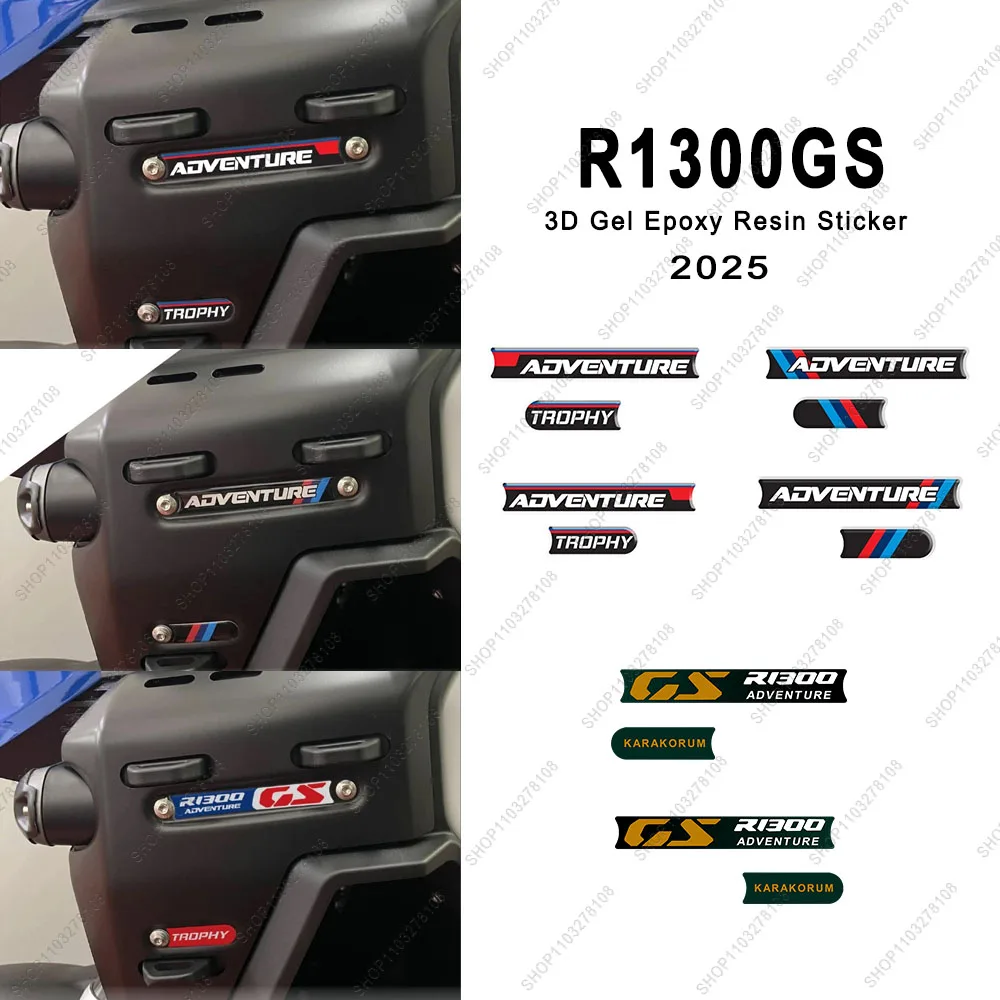 

R1300GS 2025 ADV обтекатель мотоцикла 3D наклейка из смолы декоративный защитный комплект для BMW R1300GS R 1300 GS Adventure 2024 2025
