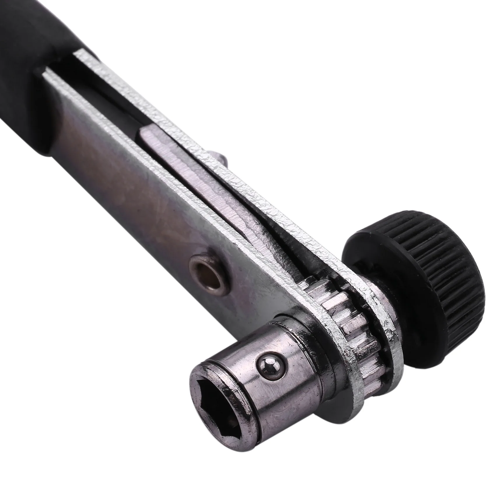 Authentic Mini Rapid Ratchet Wrench 1/4 Inch Screwdriver Rod Quick Socket Wrench Tools Red