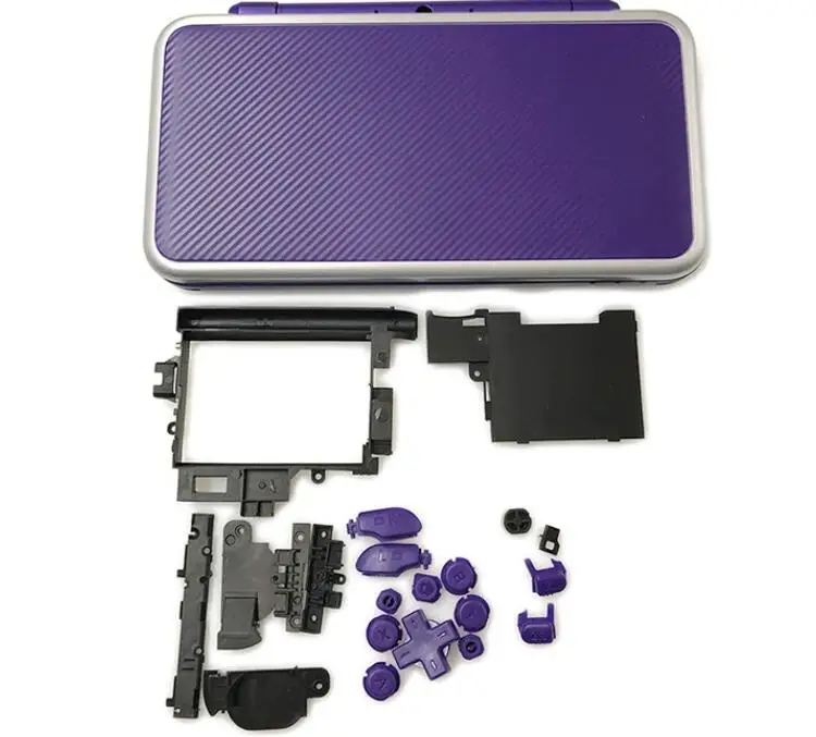 Brand NEW Per NEW2DSXL 2DSXL LL Sostituzione Alloggiamento Completo Borsette Caso Della Copertura Specchio LCD Obiettivo Anteriore per la NUOVA Console di Gioco 2DS XL LL