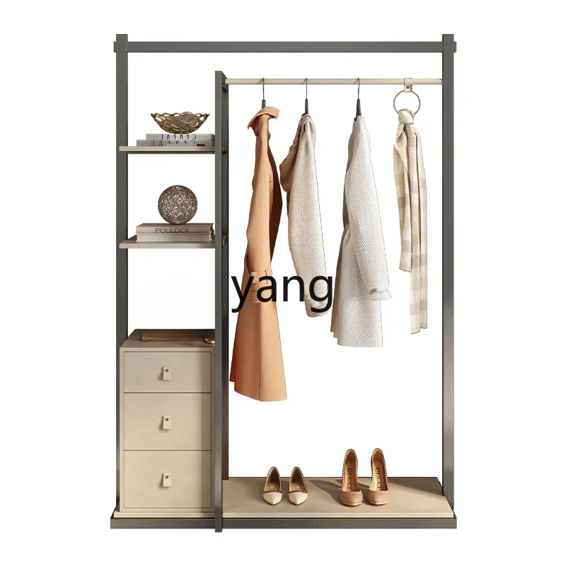 

LTT minimalist chest integrated stainless steel floor rack multi-functional storage hanger