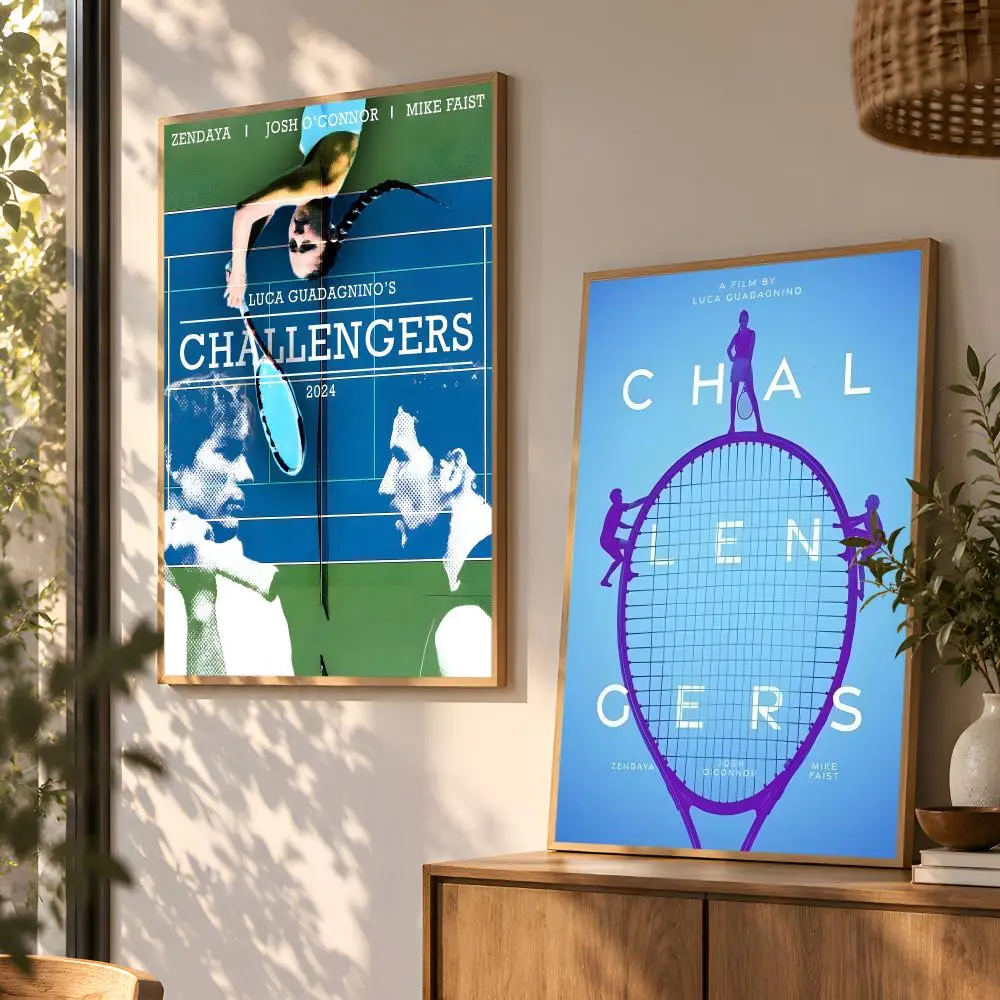 Movie Challengers Poster Wall Art Home Decor Living Room Bedroom Office Dorm Apartment Gift