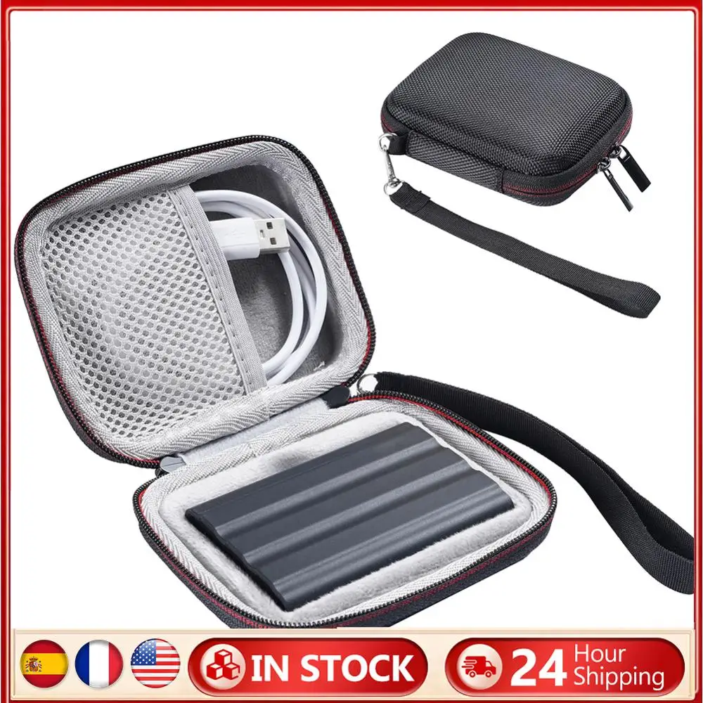 

Hard Carrying Case Shockproof EVA Portable Storage Bag Anti-Scratch Protective Travel Case for Samsung T7 Shield/T9 Portable SSD