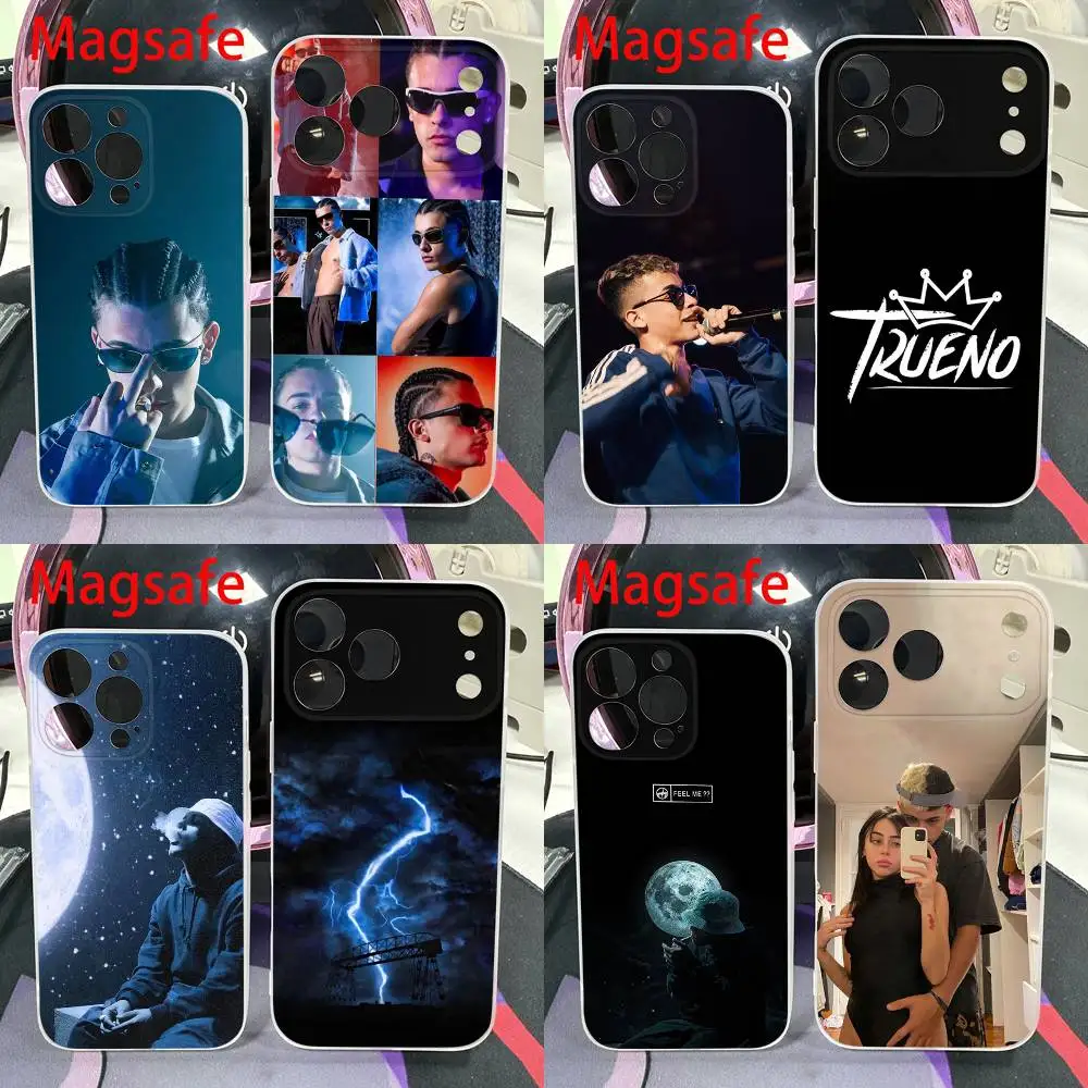

Rapper T-Trueno Phone Case For iPhone 14,16,15,11,13,17,12,Air,Mini,Plus,E,Pro,Max Magnetic Magsafe Frosted Cover