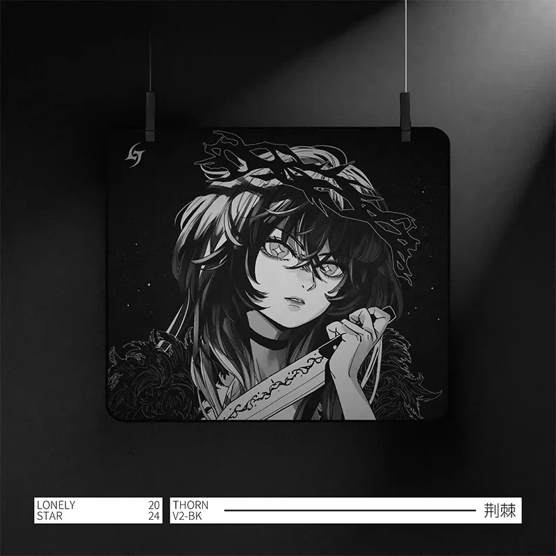 LonelyStar Mousepad E-Sports Smooth Fps Gaming Mousepad 3 مم لوحة ماوس غير قابلة للانزلاق ملحقات الألعاب لوحة ماوس مخصصة