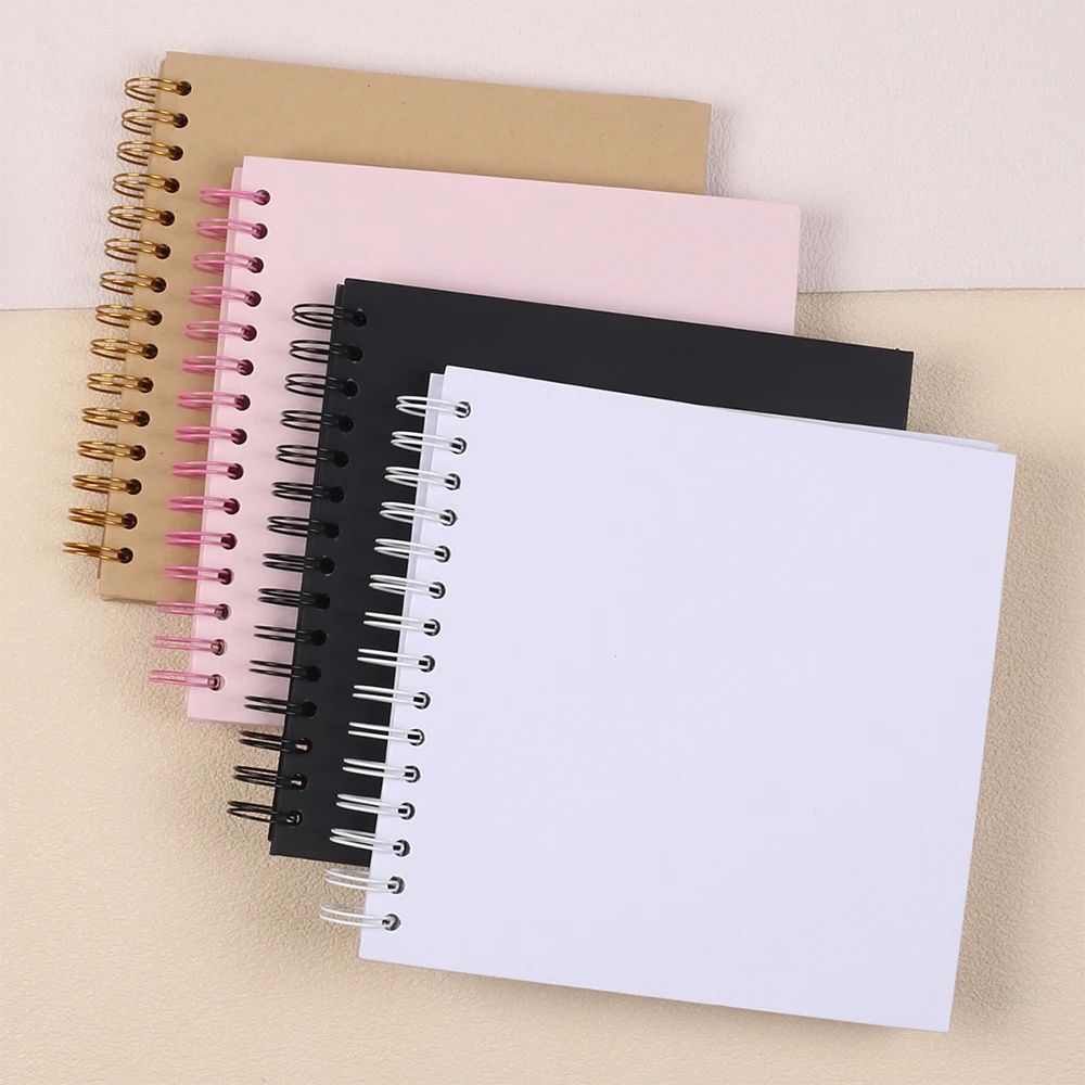 Álbum de Fotos DIY de 8 Pulgadas, 40 Páginas, Tapa Dura, Papel Kraft, Libro de Fotos en Blanco para Manualidades, Aniversarios