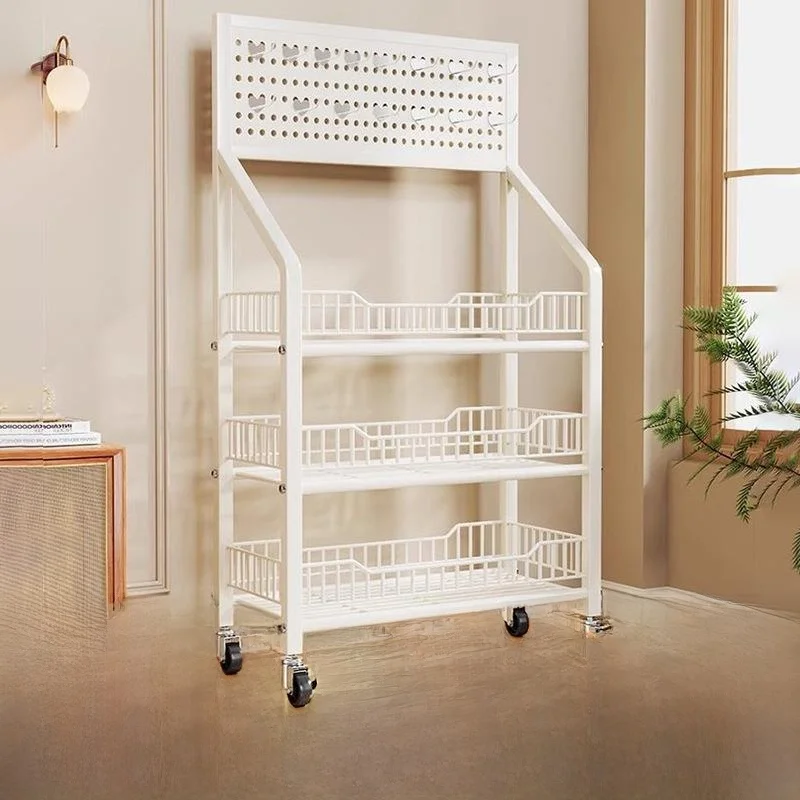 Etagere-de-rangement-mobile-multifonctionnelle-bibliotheque-organisateur-mural-perfore-chariot-portable-pour-l'organisation-de-la-maison-et-du-bureau
