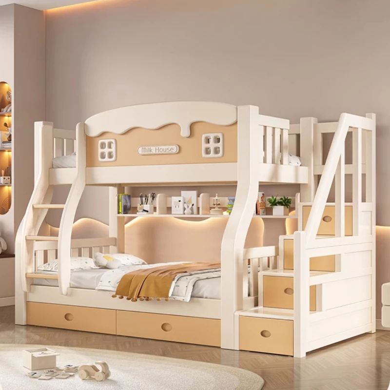 Storage Frame Double Bed Childrens With Drawers Single Living Room Double Bed Princess Modern Cama Matrimonial Furniture