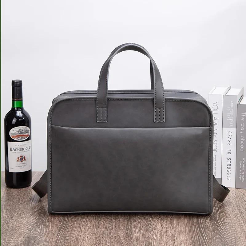 pu-leather-retro-and-simple-men's-briefcase-16-inch-computer-bag-large-capacity-business-single-shoulder-crossbody-bag