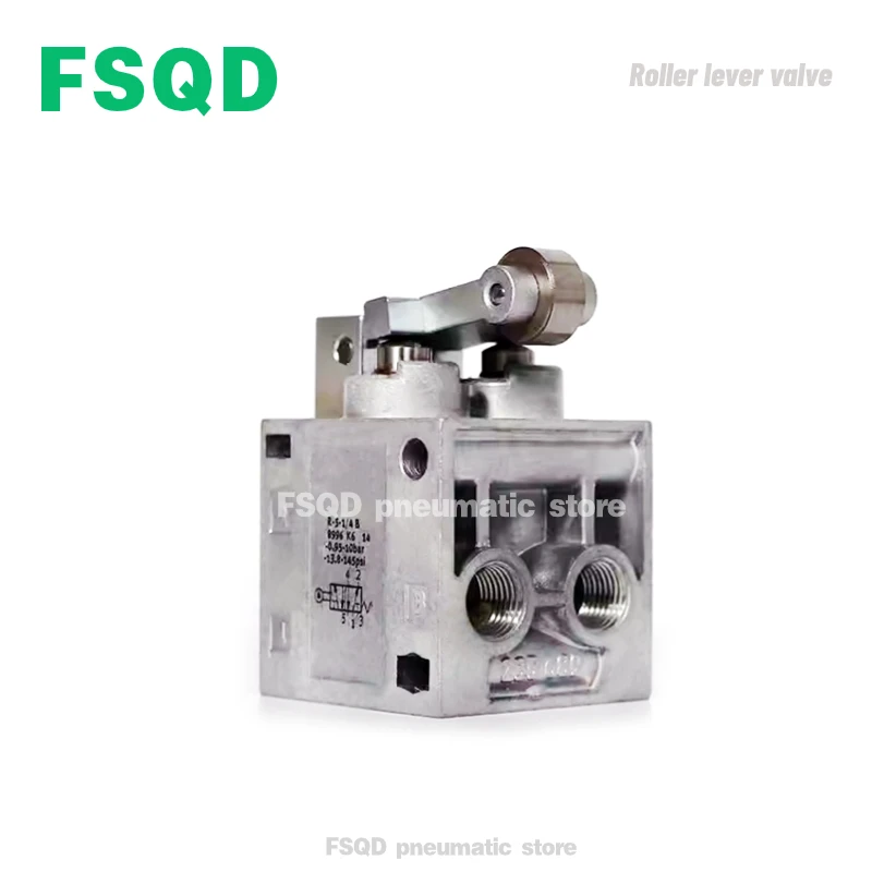 R-5-1/4-B 8996 FSQD يتم تشغيلها ميكانيكيًا، صمام رافعة الأسطوانة، صمام مشغل الأسطوانة، 4HV330-10 صمام رافعة اليد سلسلة 4HV