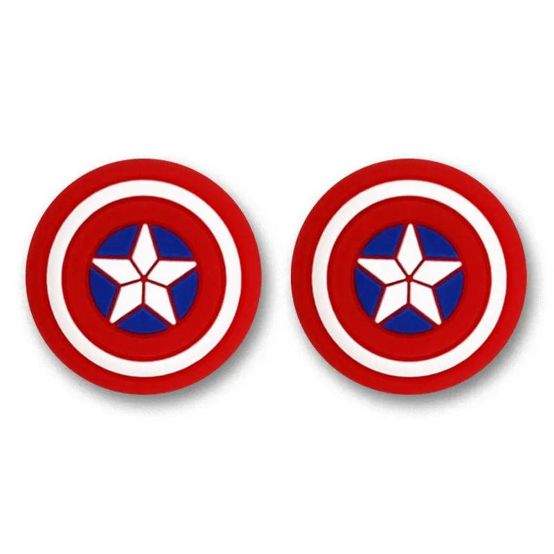 Capuchon de poignée en Silicone souple, 2 pièces, pour Sony PS5 PS4 XBOX Switch Pro, contrôleur, thème araignée, housse de protection pour Joystick