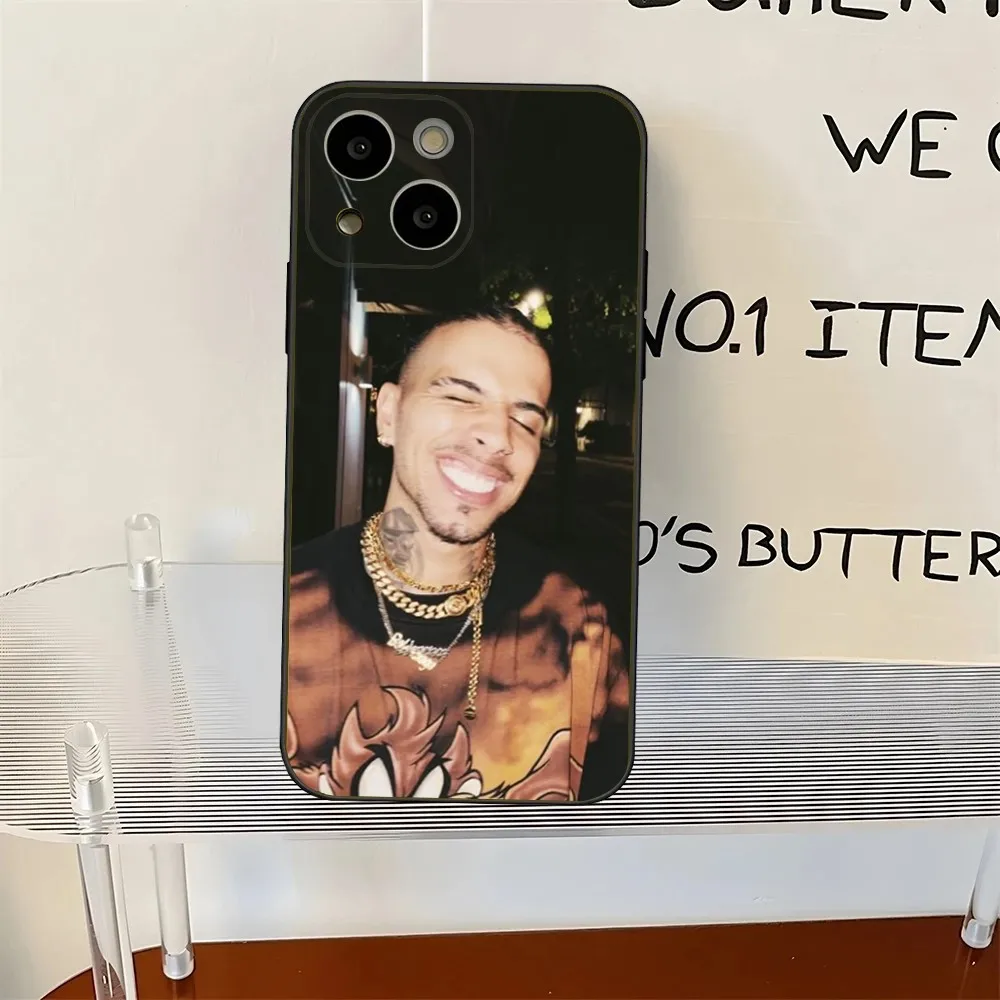 R-Rauw A-Alejandro Rapper  Phone Case For iPhone 16,15,14,13,12,Pro,Max,11,7,8,Plus,XR,XS Max Shockproof Silicone Soft Shell