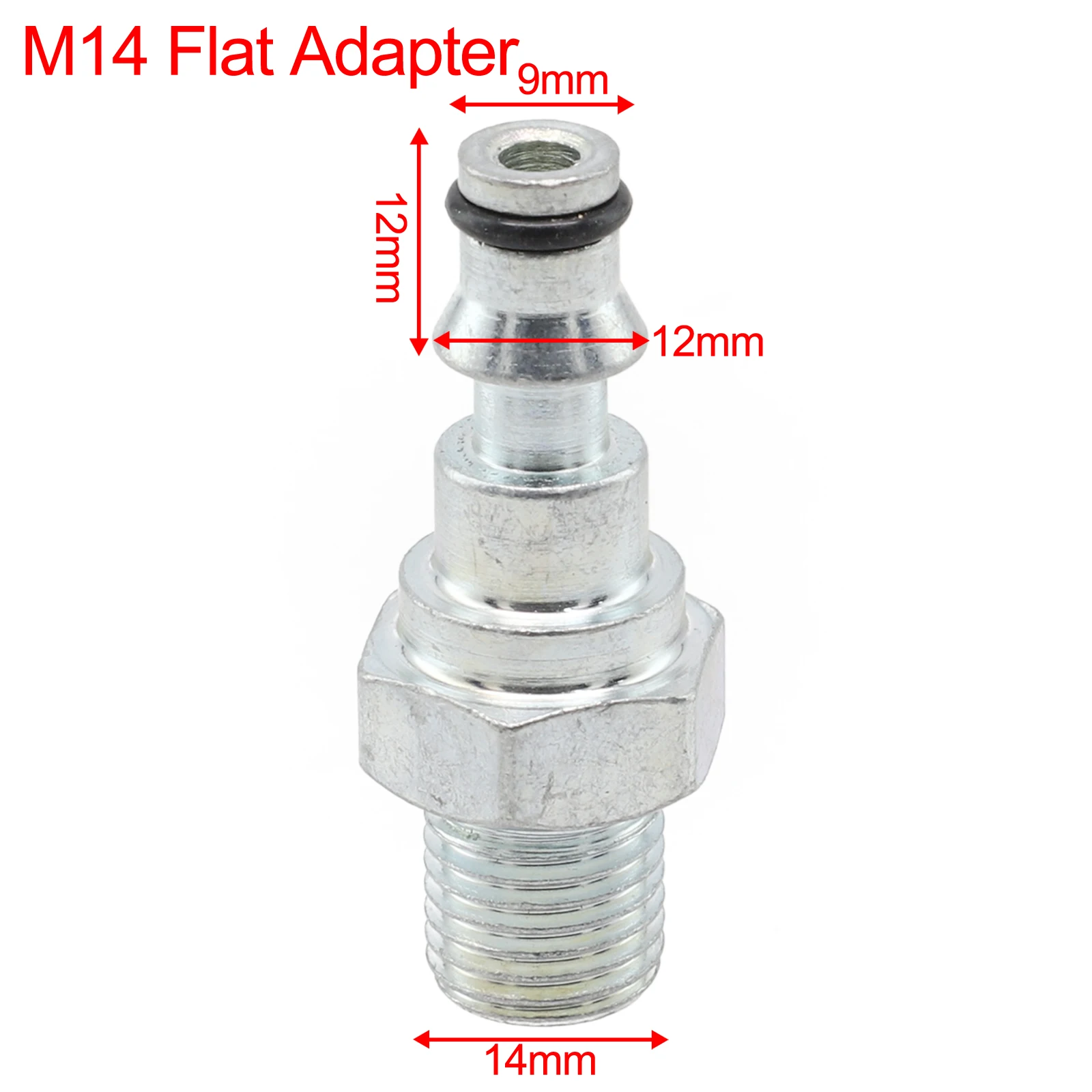 Efficient For M14 M22 Pressure Washer Adapter for LAVOR Units with Metal Build and Quick Disconnect for Tool Changes