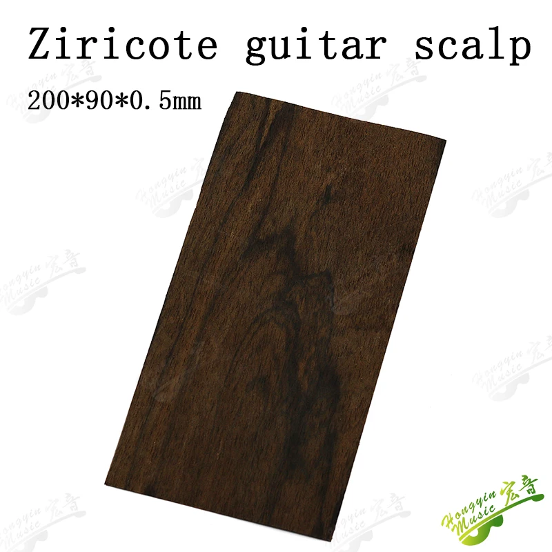 Zebrawood Gitarrenkopfplatte, wunderschönes Zebrano-Kopffurnier, Massivholz, handgefertigtes Material, Gitarrenzubehör, 200 x 90 x 0,55 mm – Detail 14
