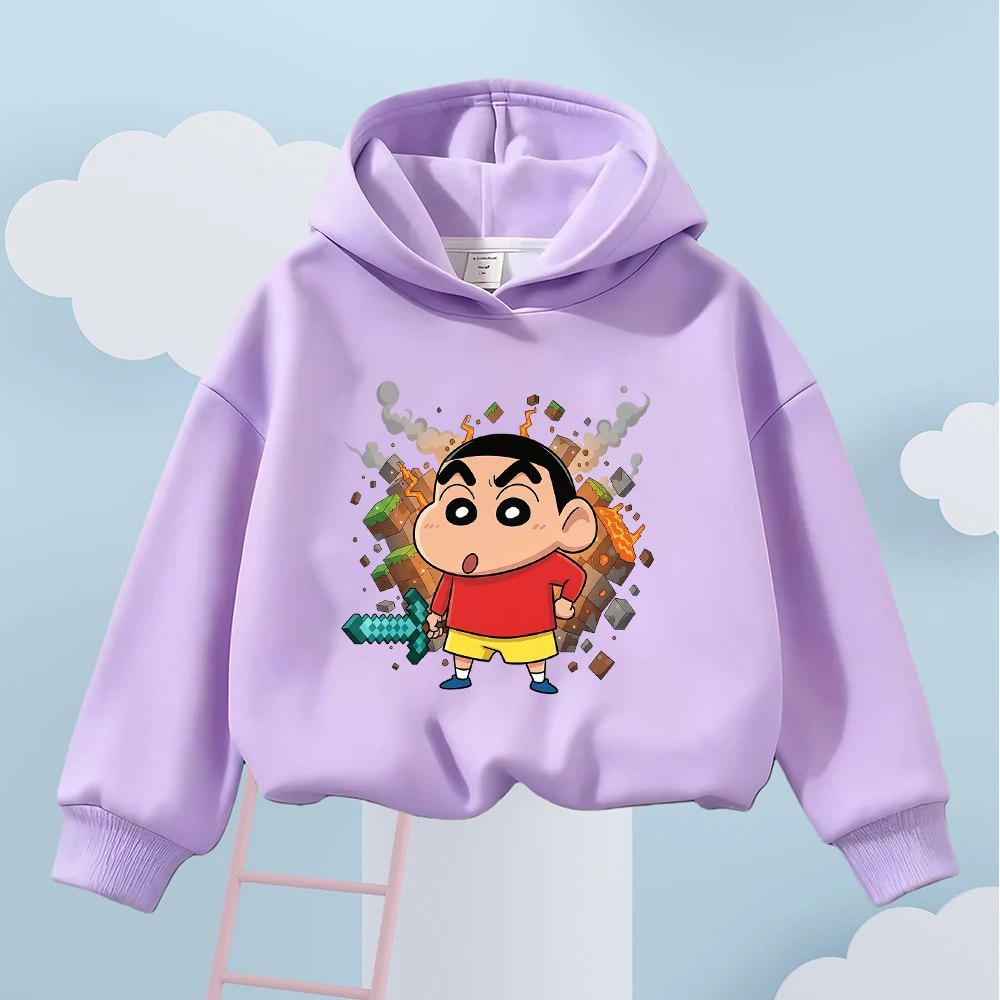 

Kids Cartoon Character Sweatshirt Boys Girls Cotton Long Sleeve Casual Pullover Toddler Fashion Top