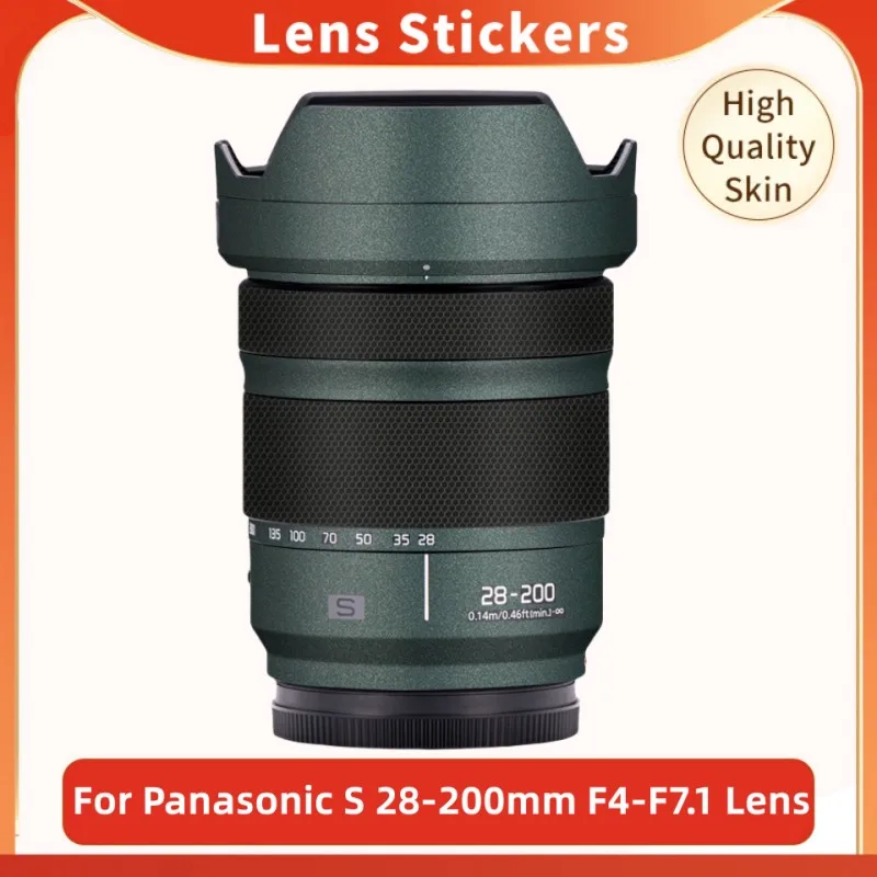 For Panasonic S 28-200mm F4-F7.1 Anti-Scratch Camera Lens Sticker Coat Wrap Protective Film Body Protector Skin Cove