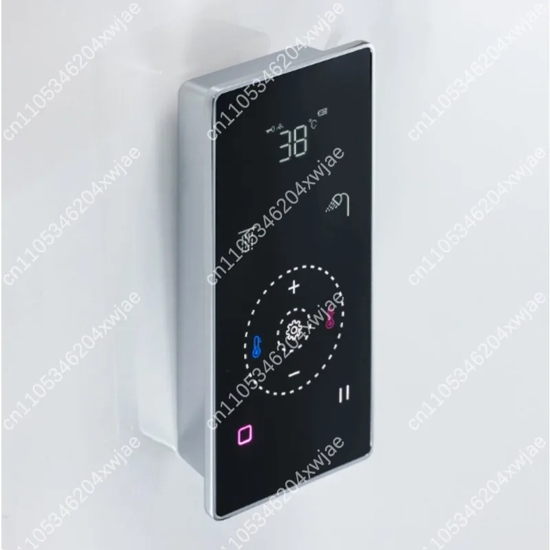 Digital Shower Control Panel Touch Screen, Instant Temperature Adjustment System, Energy Efficient LED Display
