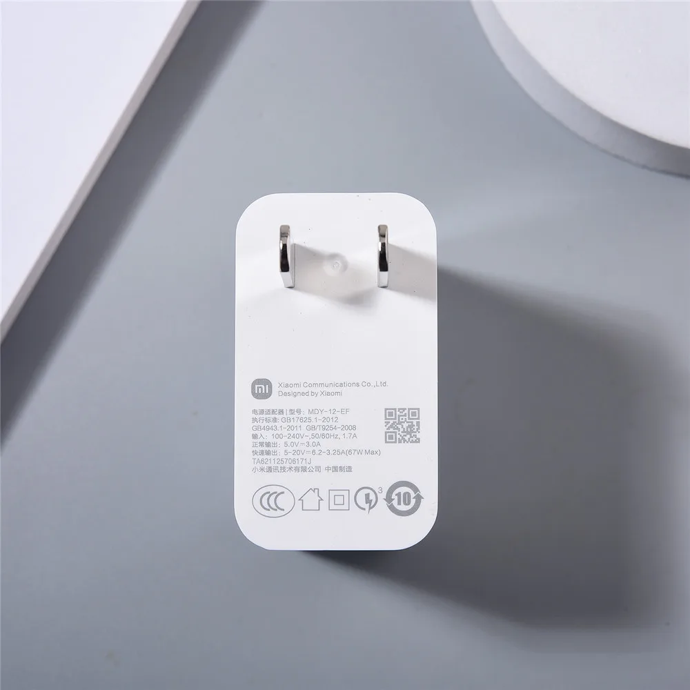 Original Xiaomi 67W Charger EU/US Turbo Fast Charge Adapter 6A Type C Cable For Xiaomi 12 11 POCO X5 X4 Pro Redmi Note 9 10 Pro