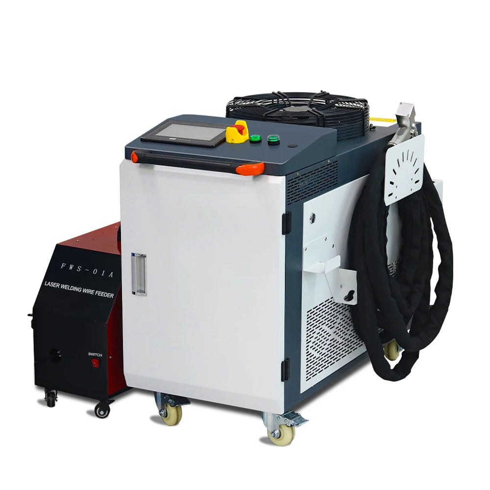 1000W 1500W 2000W Handheld Fiber Laser Lassen Machine Voor Rvs Titanium Aluminium Weld Draagbare Laser Lasser