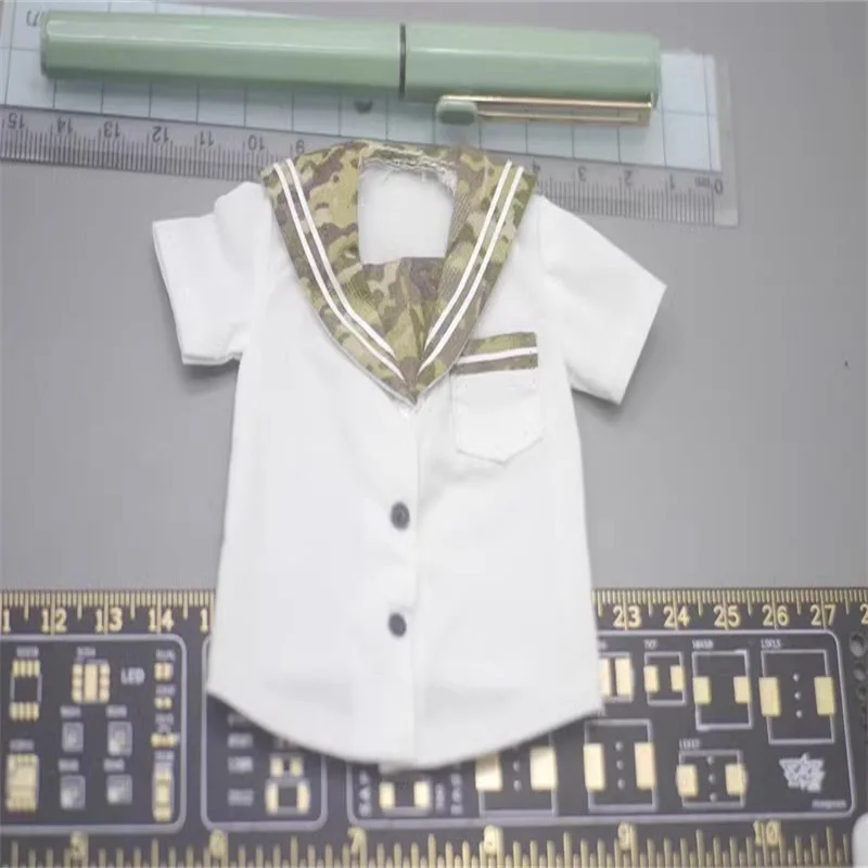 

Toyscentre TCT-031 1/6 Soldier Fashion JK Student Uniform Top Short Sleeved Model Fit 12'' Action Figure Body In Stock