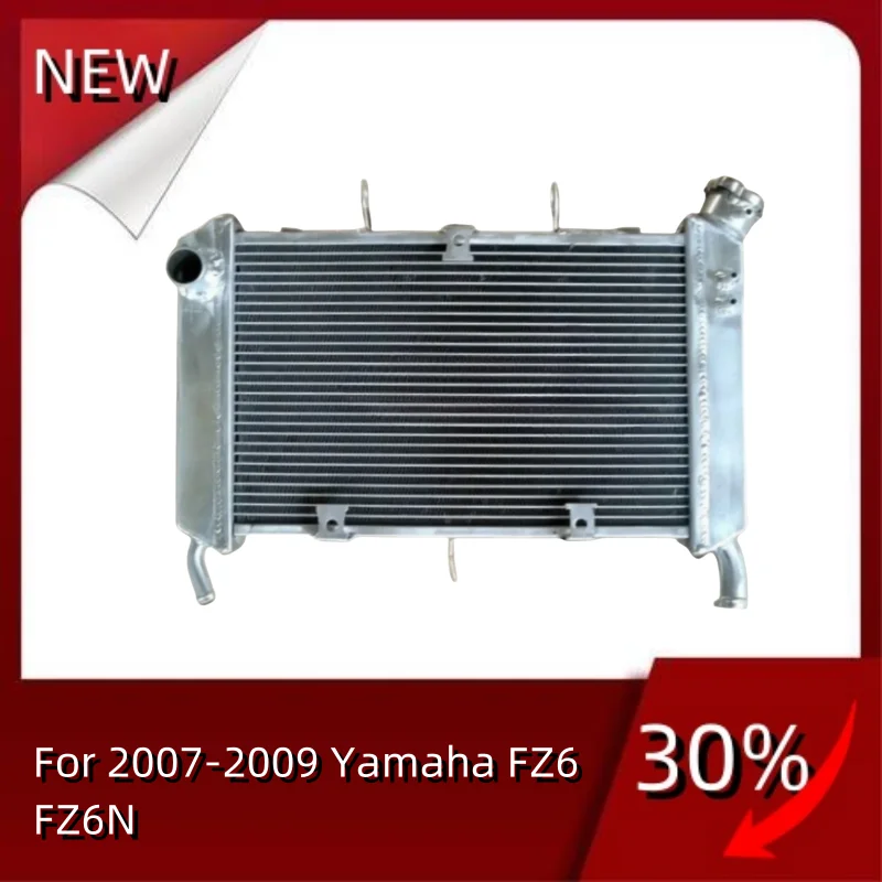 Aluminum Radiator For 2007-2009 Yamaha FZ6 FZ6N FZ 6 N Cooler Cooling Coolant 2007 2008 2009