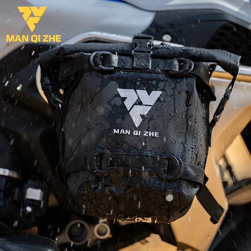 Motorcycle Multi-function Riding Travel Bag Motorcycle Guard Crossbody Bag Multi-purpose Waterproof Storage Motorcycle Bag 6L