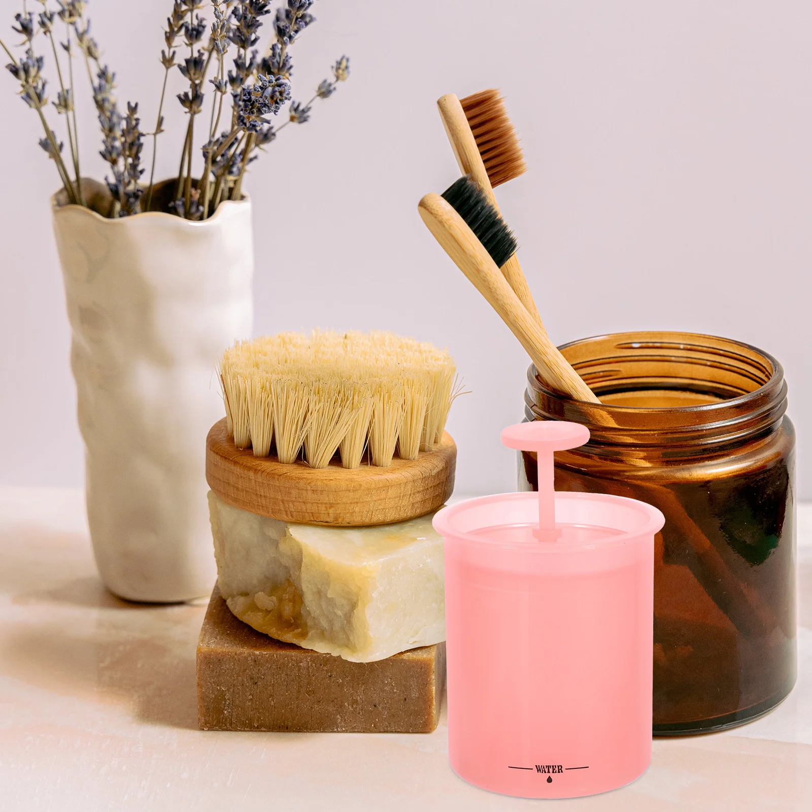 Máquina de espuma Facial para limpiador Facial, champú, taza de espuma portátil de viaje, dispositivo de formación de burbujas, herramienta de cuidado de la piel ligera, 6 uds.