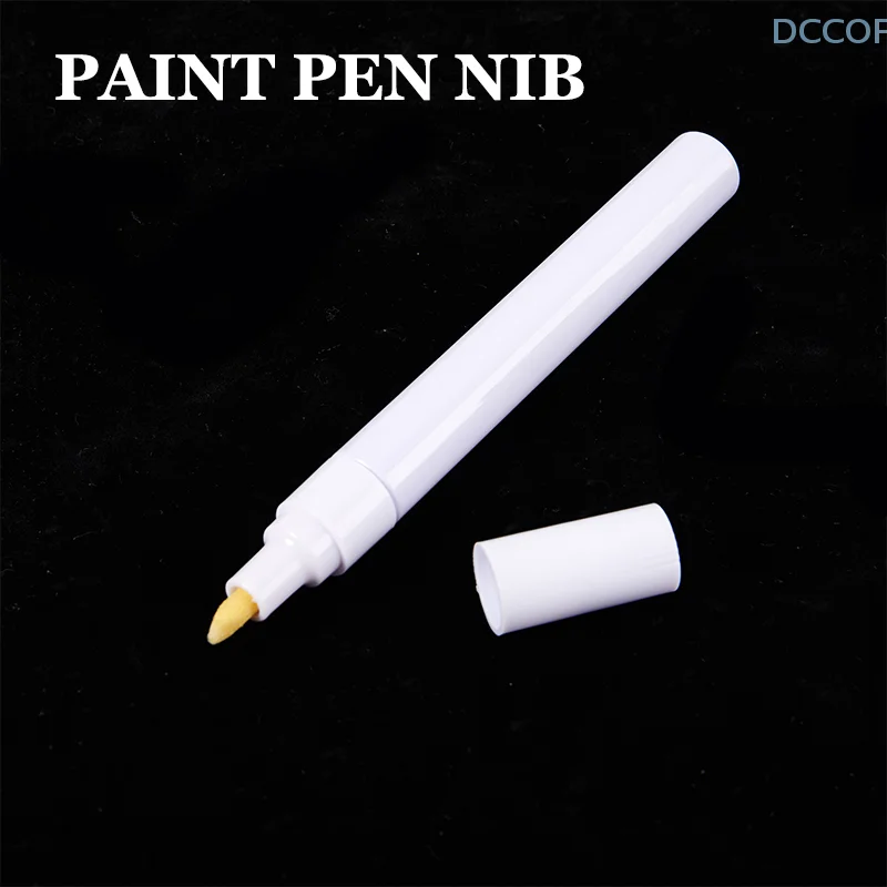 Empty Refillable Pen Blank 3-6Mm Double Head Reversible Nib Paint Pen Fine Nib Marker Aluminum Pipe Paint Pen Accessories