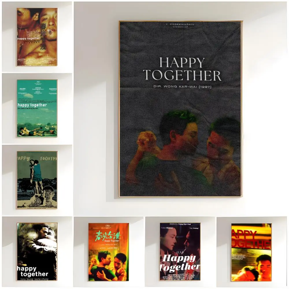 romance movie lgbt film H-Happy Together Poster Classic Wall Art  Home Decor  Peel and Stick Unframed