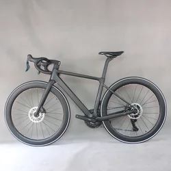 2x14 Speed Carbon Disc Road Bike TT-X43 Hydraulic Di2 Groupset Normal Carbon wheels Size 45/48/50/52/54cm