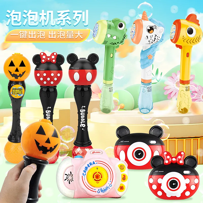 جديد الكرتون ميني ماوس فقاعة عيد الميلاد لعبة فقاعات الأطفال