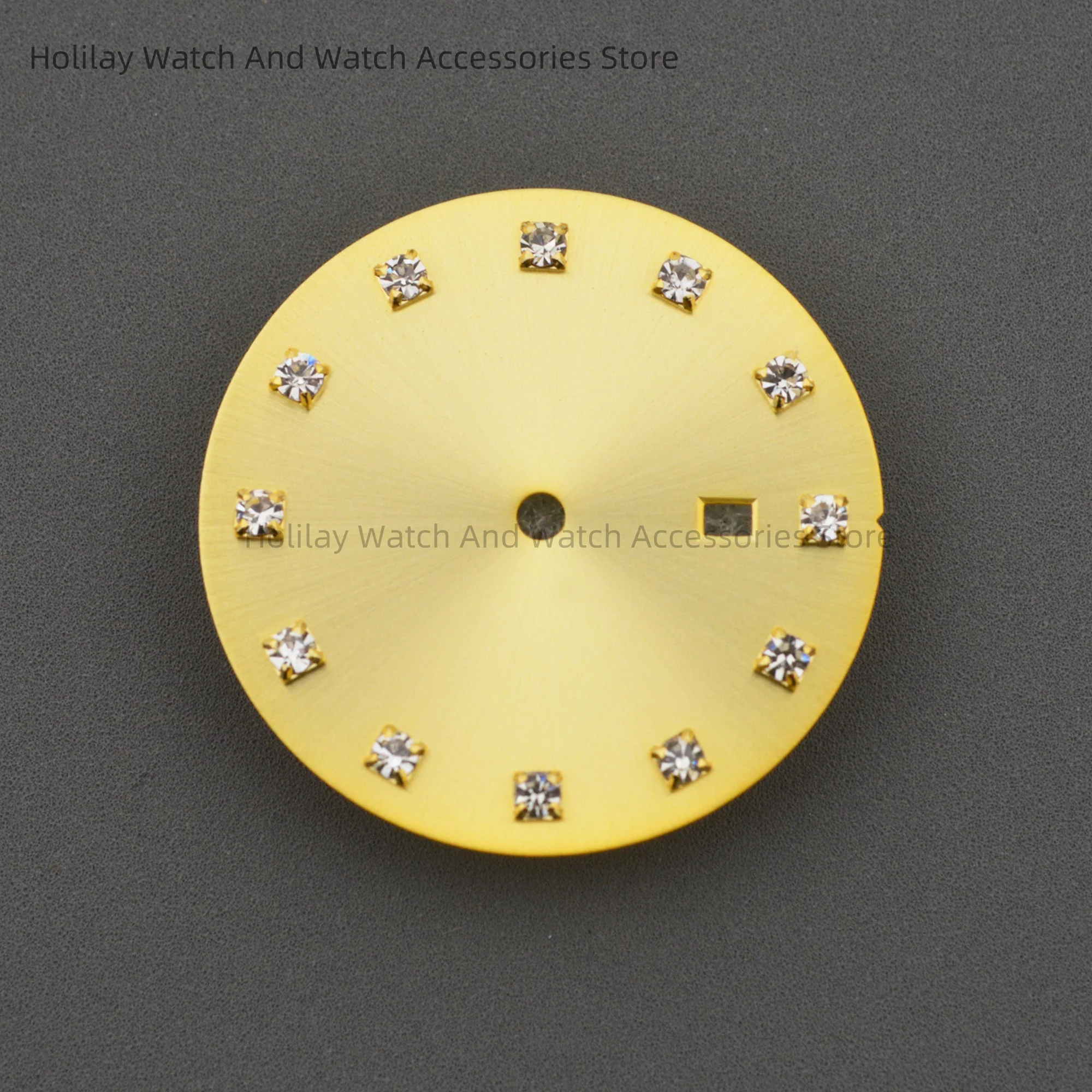 

Diamonds Watch Dial Women's Watch Faces 25mm Watch Dial for NH05/NH06 Movements Datejust Watch Dial Parts Accessories