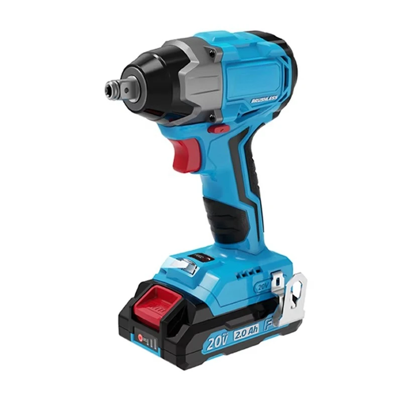 Industrial 350Nm High Torque Brushless Cordless Electric Wrench Set 17/19/21mm Sockets Impact Lithium Battery Powered